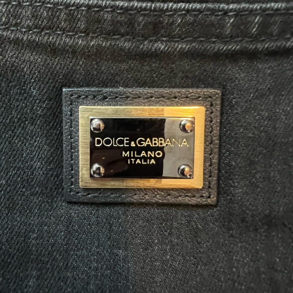 Dolce and Gabbana black jeans